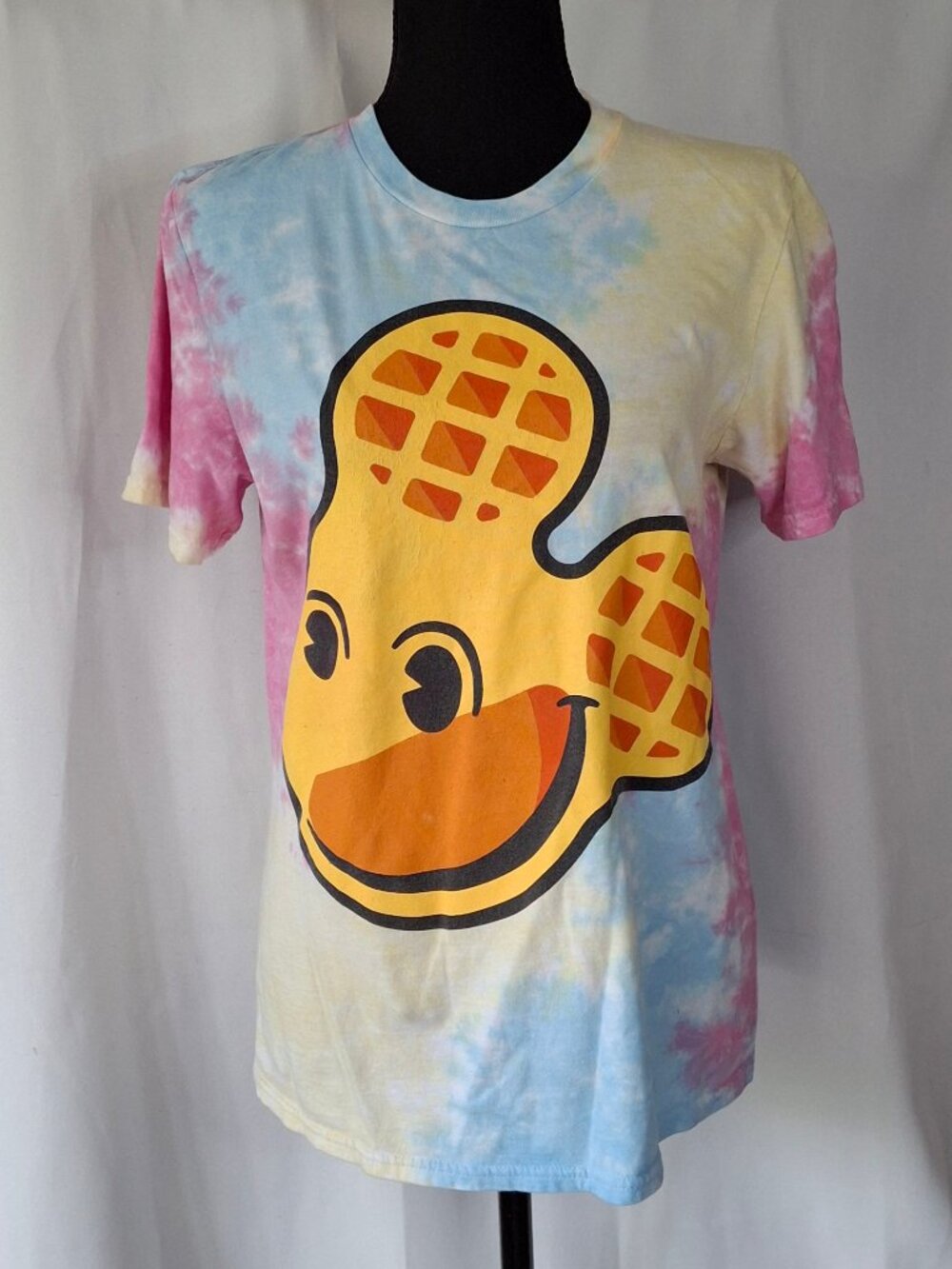 The Lost Bros Trading Co Tie Dye Mickey Waffle Shirt Sz S